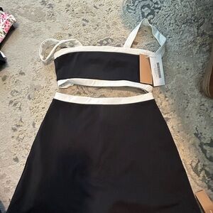 Reformation Black and White Women's Top